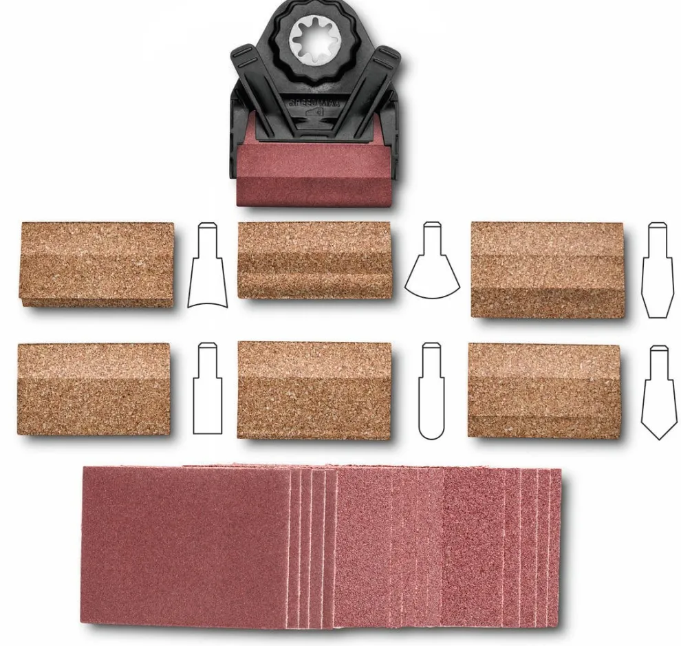 Fein 22 piece Profile Sanding Set SLP 63810031010