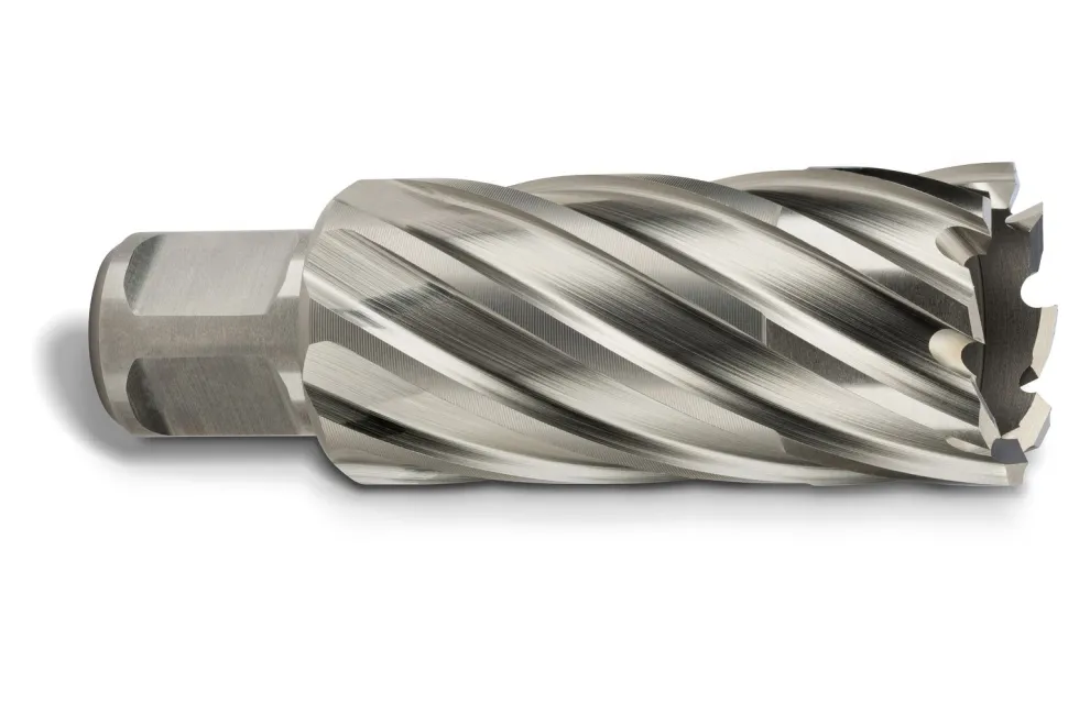 Fein Jancy Slugger HSS Nova Annular Cutter with Centering Pin - 3/4" Straight Shank, 2" Depth, 1-1/16" Diameter 63134269042