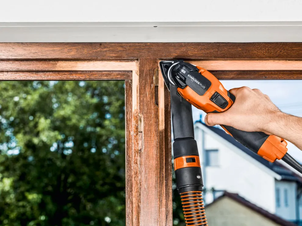 Fein Triangle perforated backing pad set for Starlock Oscillating Multi-tools 63806136220