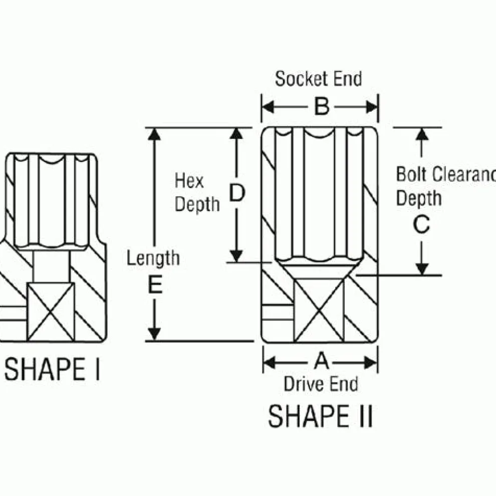Grey Pneumatic 3/8 Drive x 9mm Standard Length Impact 1009M