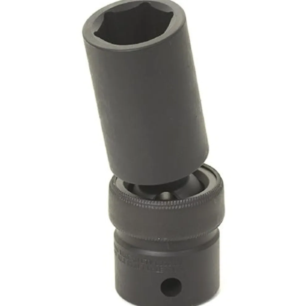Grey Pneumatic 3/8" Drive x 7/16" Standard Universal Impact Socket 1014U