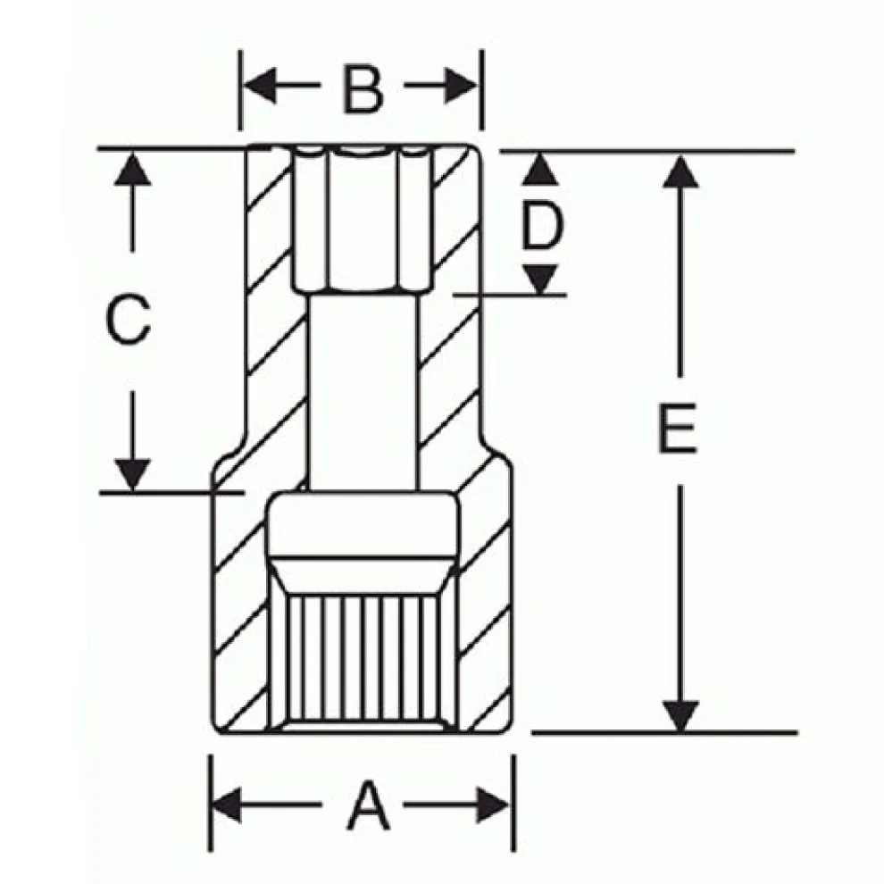 Grey Pneumatic 10 Piece #5 Spline Drive 6-Point Standard & Deep Length Impact Socket Set (SAE & Metric) 9263