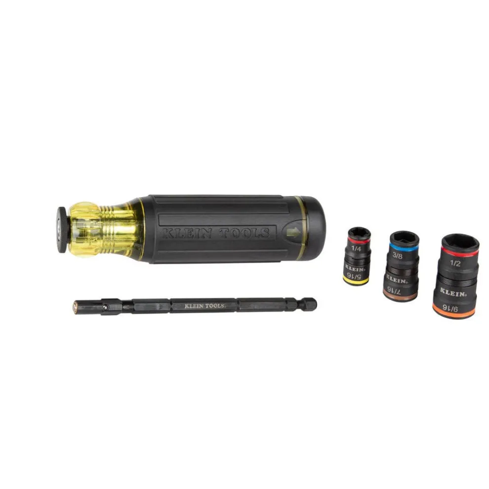 Klein 20-in-1 Impact Driver Set w/ Screwdriver Bits & Flip Sockets 32303HD