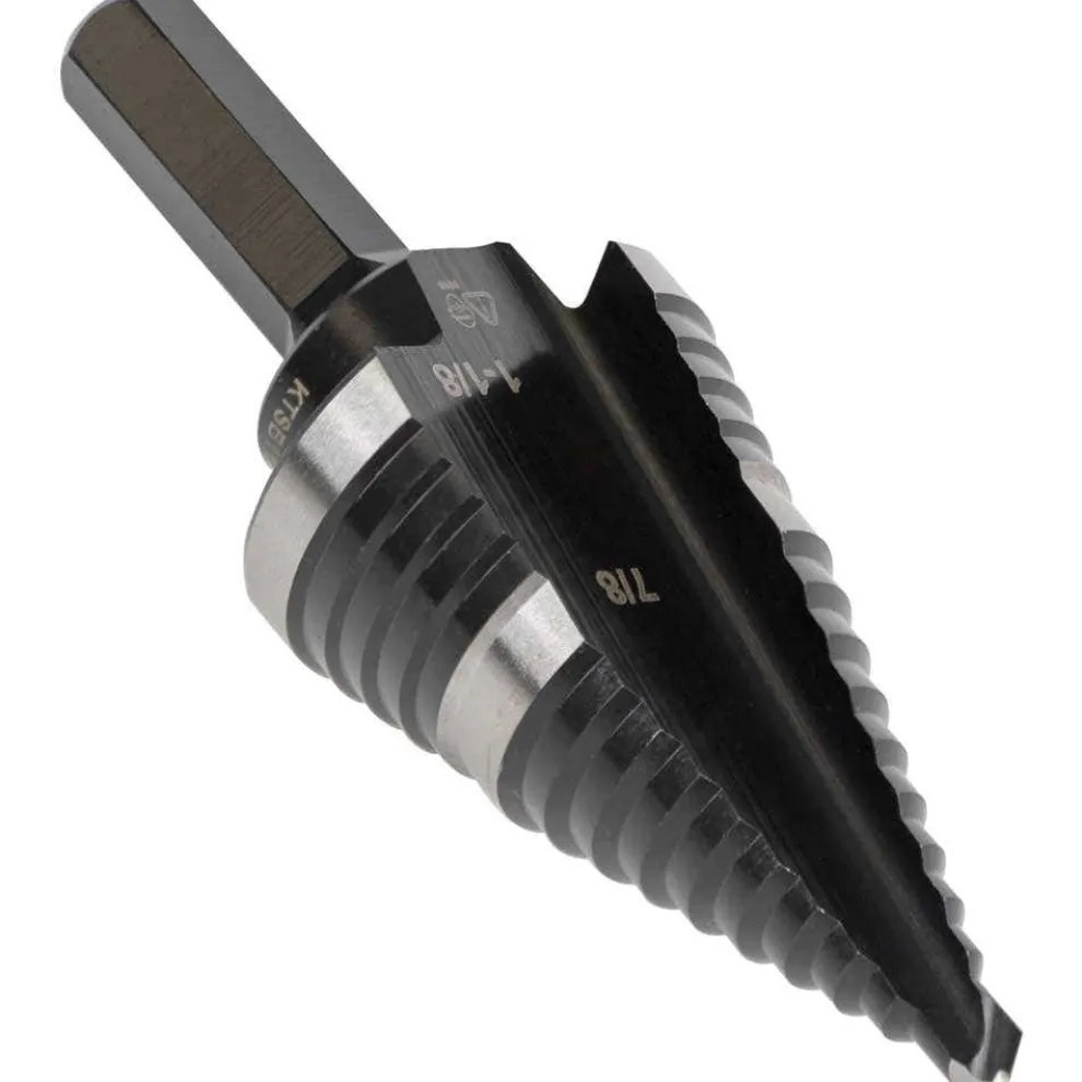 Klein Step 7/8" to 1-1/8" Drill Bit #11 Double-Fluted KTSB11