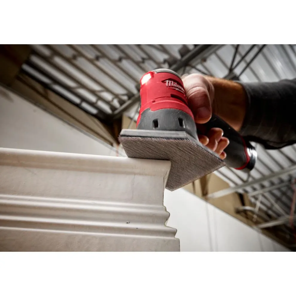 Milwaukee 220 Grit Mesh Sanding Sheet for M12 FUEL Orbital Detail Sander 12pk 48-80-5220