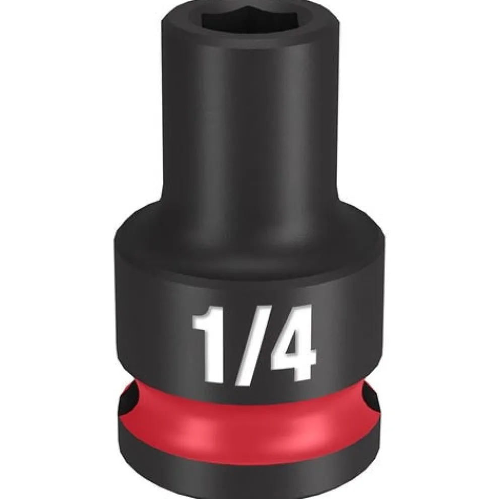 Milwaukee Shockwave Impact Duty 3/8" Drive 1/4" Standard 6 Point Socket 49-66-6100