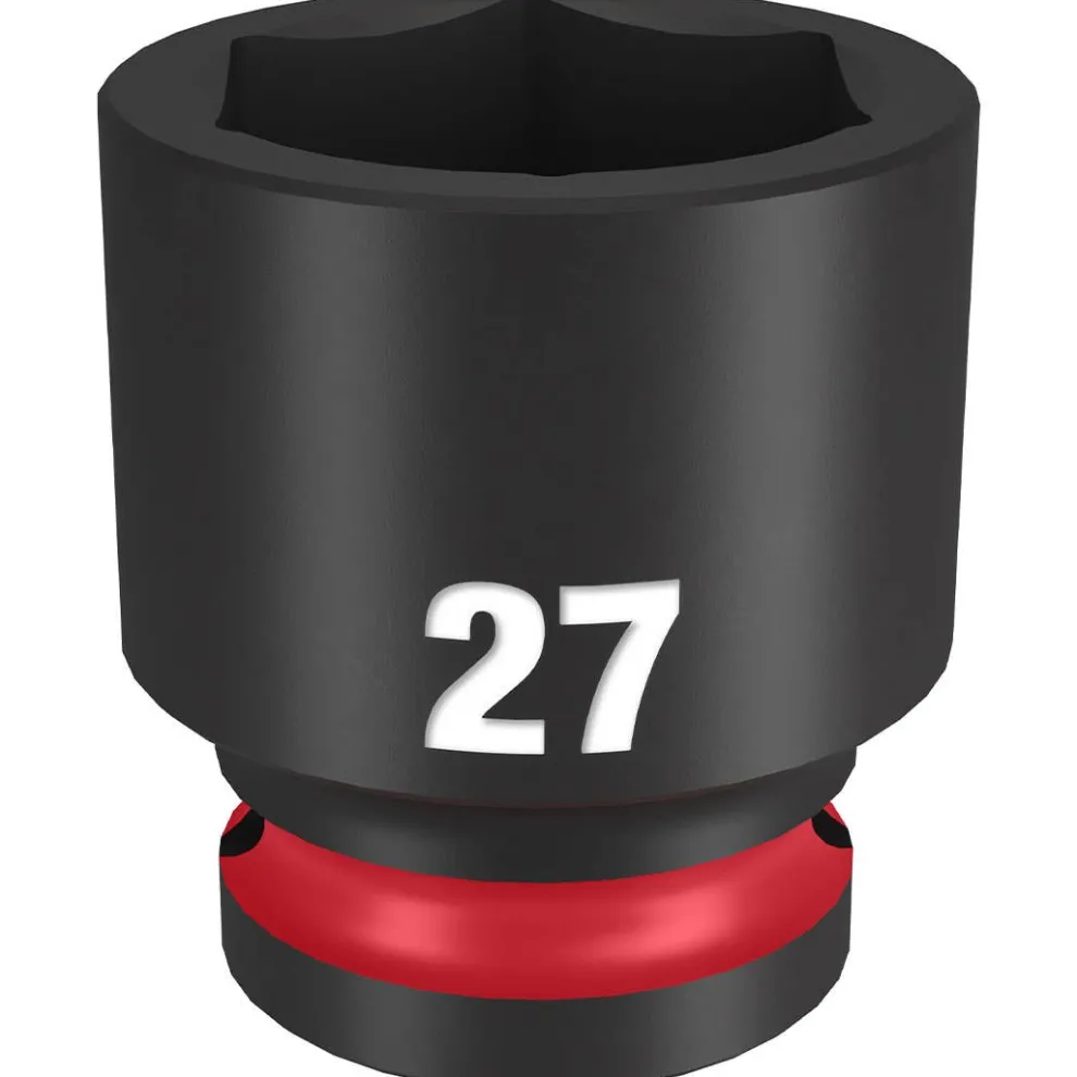 Milwaukee Shockwave Impact Duty 1/2" Drive 27mm Standard 6 Point Socket 49-66-6259