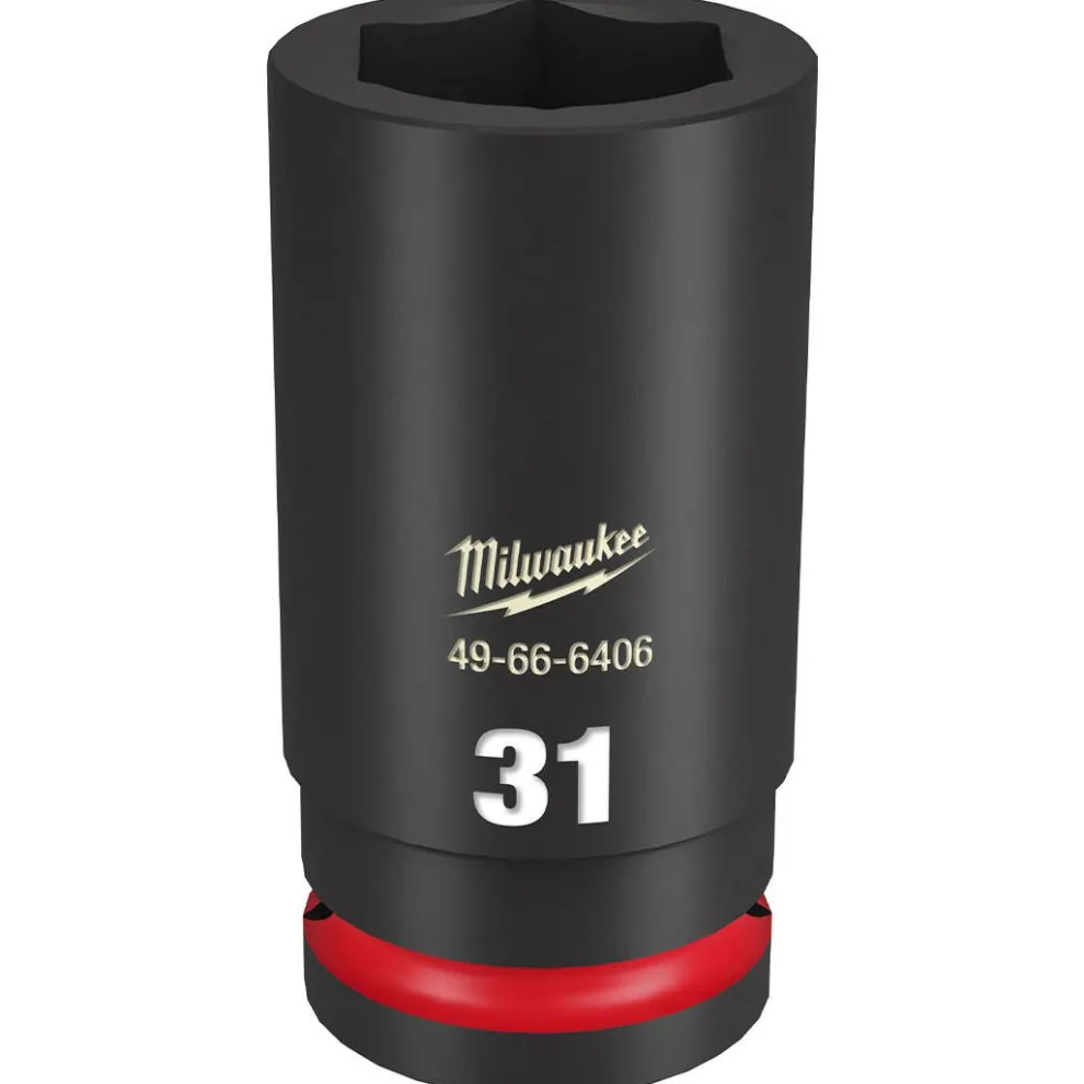 Milwaukee Shockwave Impact Duty 3/4" Drive 31mm Deep 6 Point Socket 49-66-6406