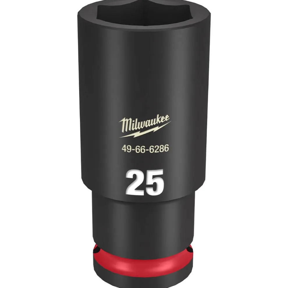 Milwaukee Shockwave Impact Duty 1/2" Drive 25mm Deep 6 Point Socket 49-66-6286