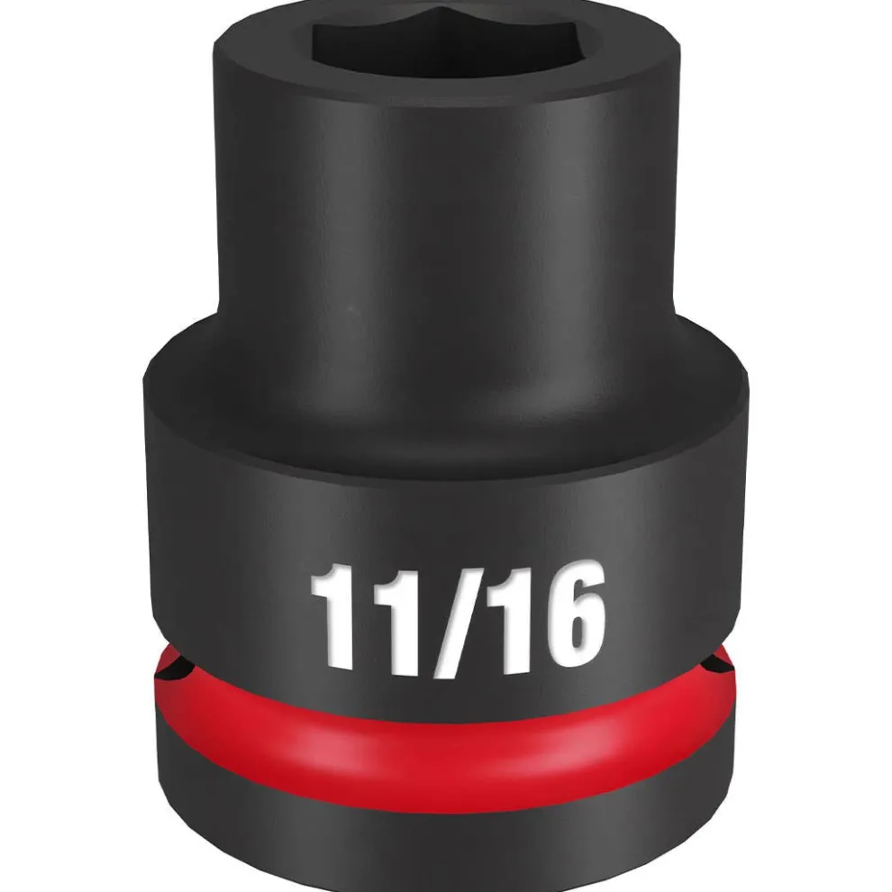 Milwaukee Shockwave Impact Duty 3/4" Drive 11/16" Standard 6 Point Socket 49-66-6302
