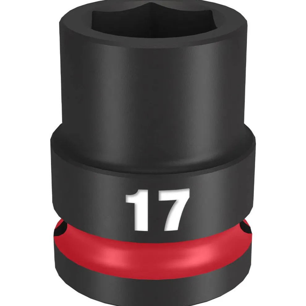 Milwaukee Shockwave Impact Duty 1/2" Drive 17mm Standard 6 Point Socket 49-66-6249