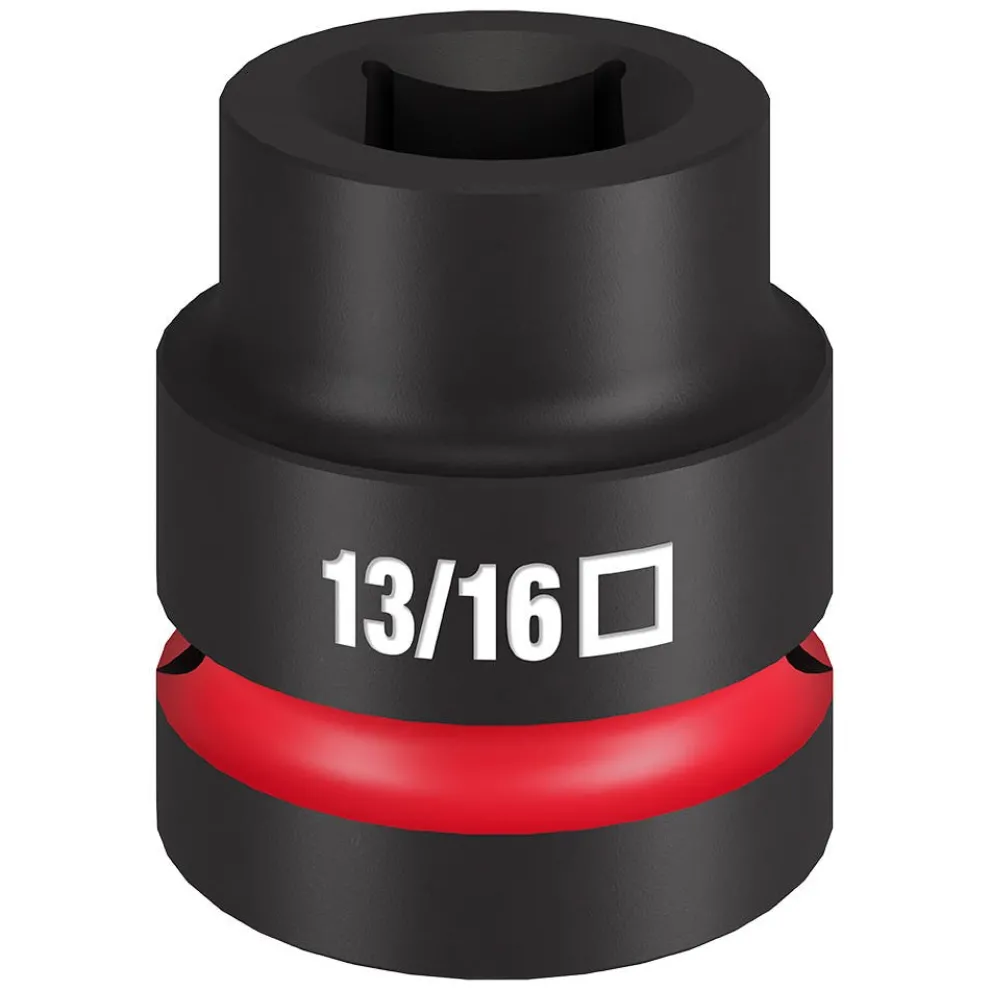 Milwaukee SHOCKWAVE Impact Duty 1" Drive 13/16" Standard 4 Point Square Socket 49-66-7841