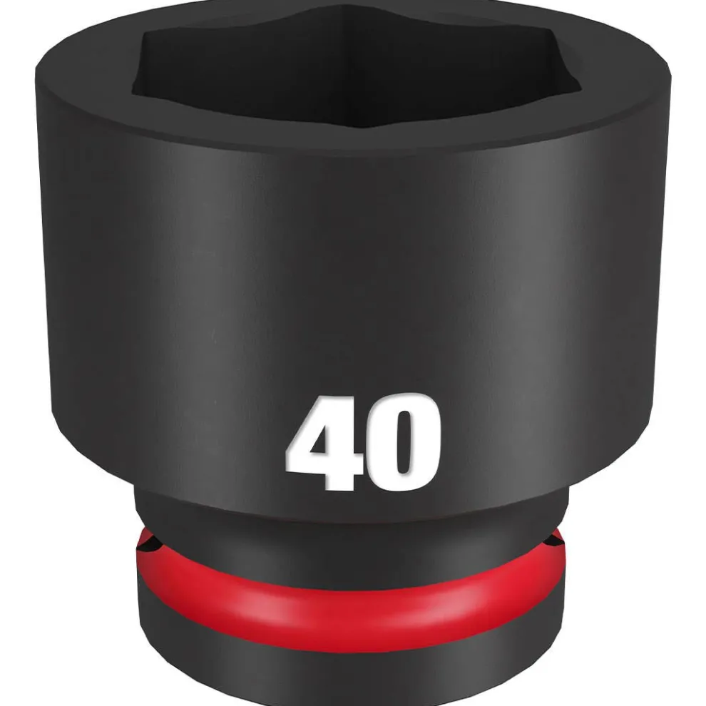 Milwaukee Shockwave Impact Duty 3/4" Drive 40mm Standard 6 Point Socket 49-66-6378
