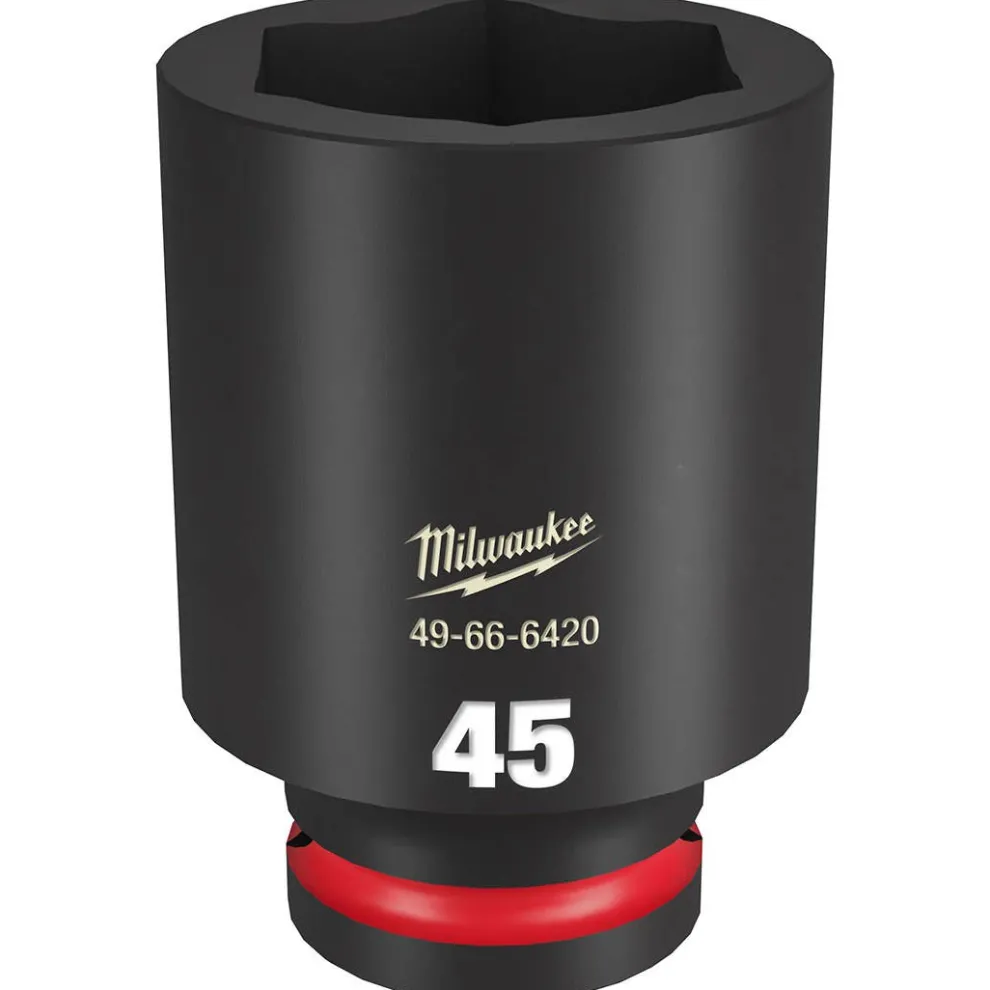 Milwaukee Shockwave Impact Duty 3/4" Drive 45mm Deep 6 Point Socket 49-66-6420