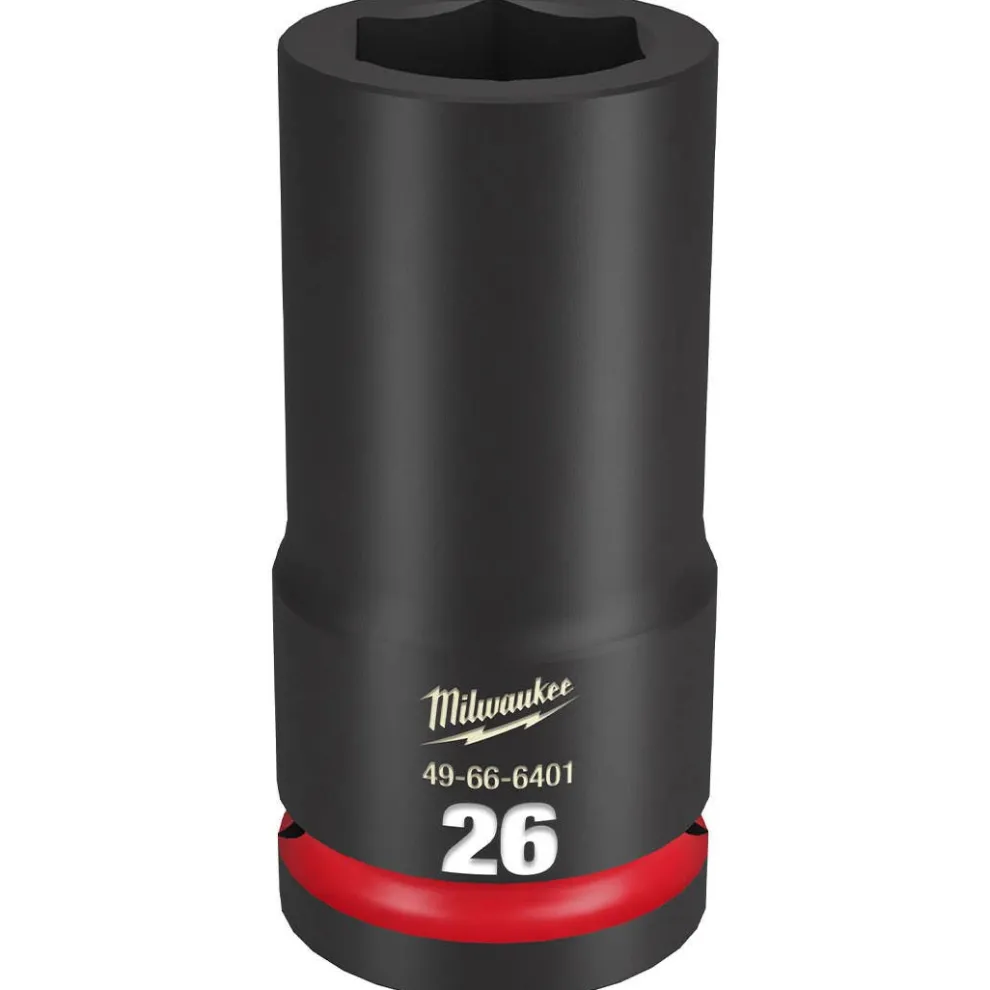 Milwaukee Shockwave Impact Duty 3/4" Drive 26mm Deep 6 Point Socket 49-66-6401