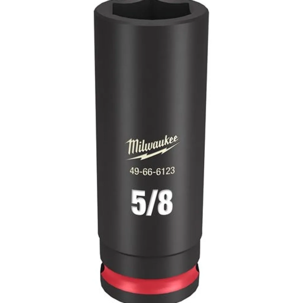 Milwaukee Shockwave Impact Duty 3/8'' Drive 5/8" Deep 6 Point Socket 49-66-6123