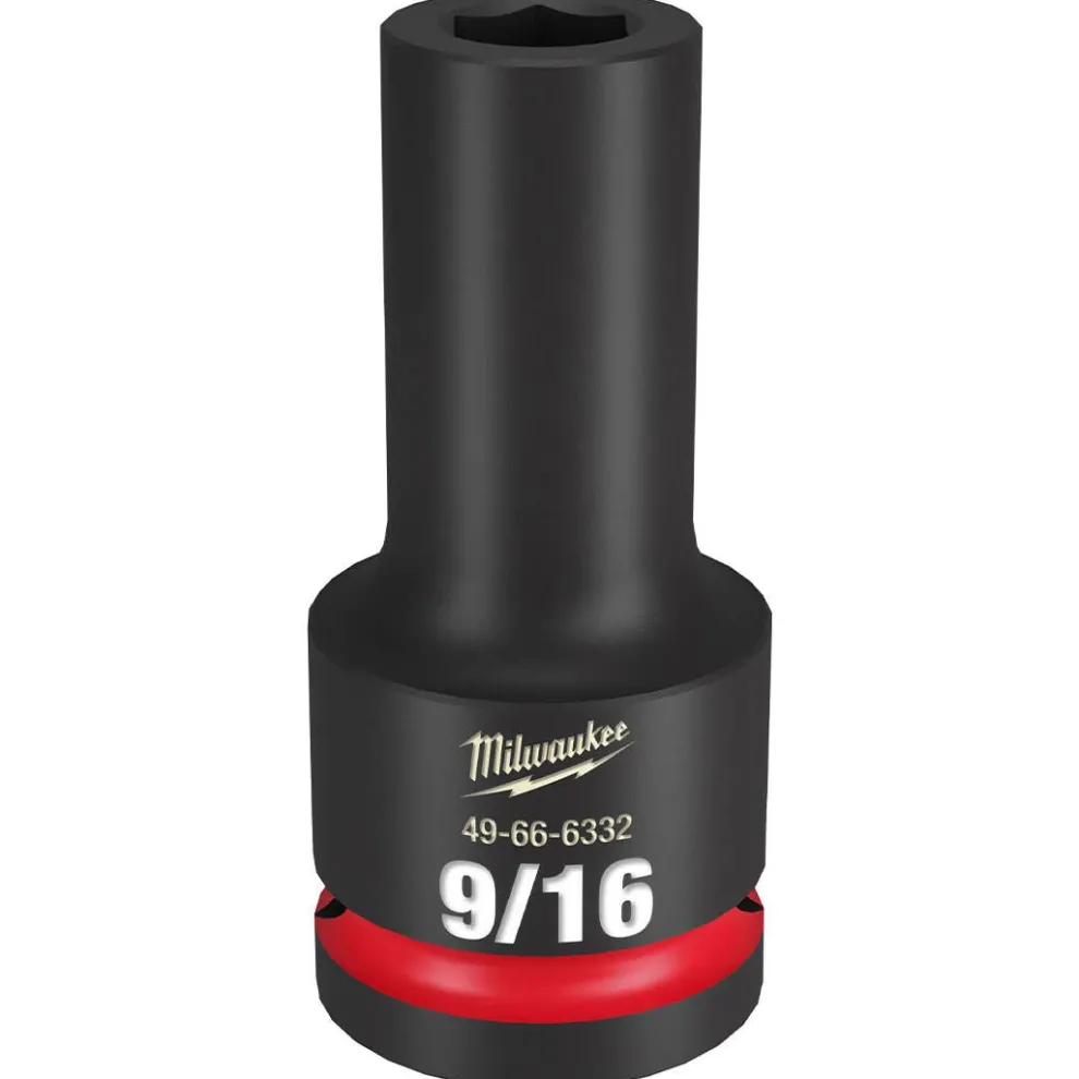 Milwaukee Shockwave Impact Duty 3/4" Drive 9/16" Deep 6 Point Socket 49-66-6332