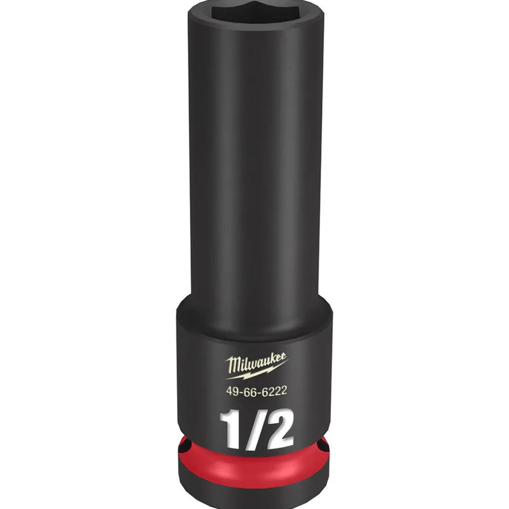 Milwaukee Shockwave Impact Duty 1/2" Drive 1/2" Deep 6 Point Socket 49-66-6222