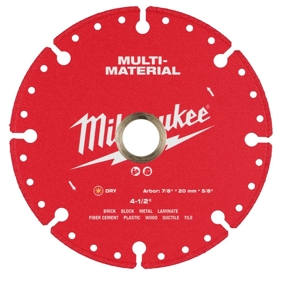 Milwaukee Tools 4.5” Multi-Material Diamond Blade 49-93-9604