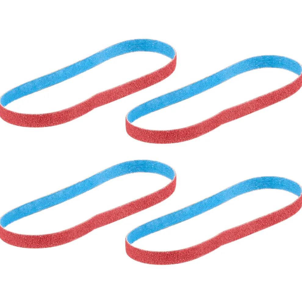 Milwaukee Tools 3/8” x 13” 40 Grit Bandfile Belts – 4 pack 48-80-7040