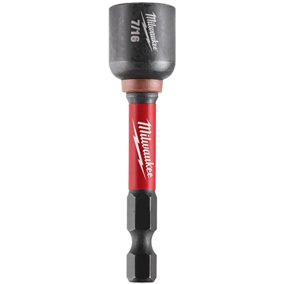 Milwaukee Tools SHOCKWAVE Impact Duty 7/16” x 1-7/8” Magnetic Nut Driver 49-66-4706