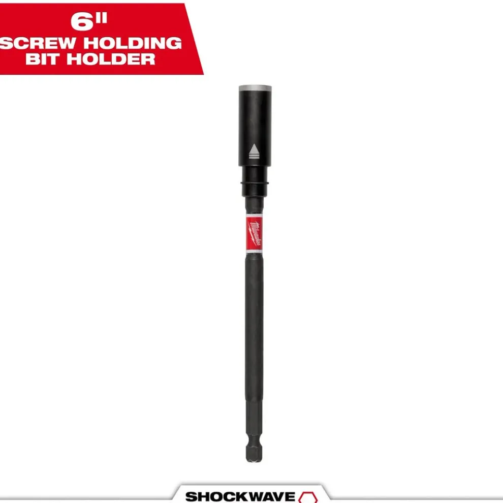 Milwaukee Tools SHOCKWAVE 4" Impact Duty Screw-Holding Bit Holder 48-32-7904