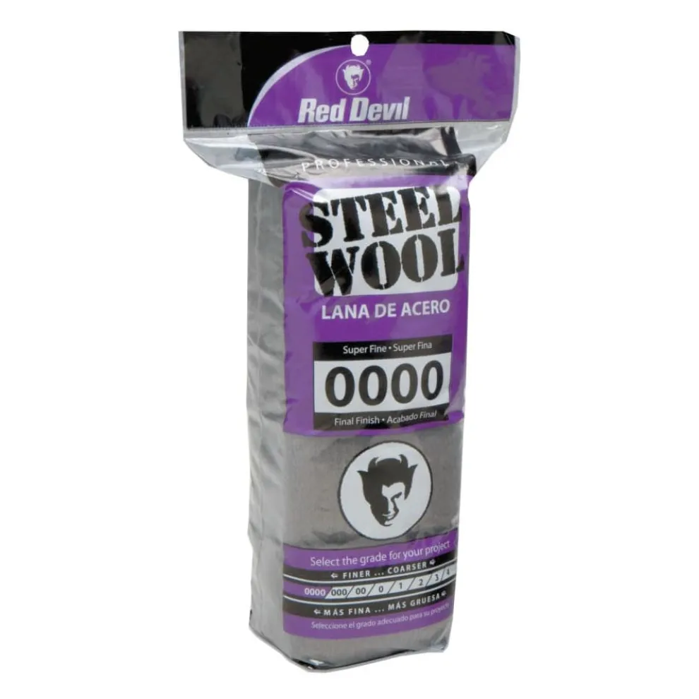 Red Devil Steel Wool, Super Fine/Final Finish, #0000 630-0310