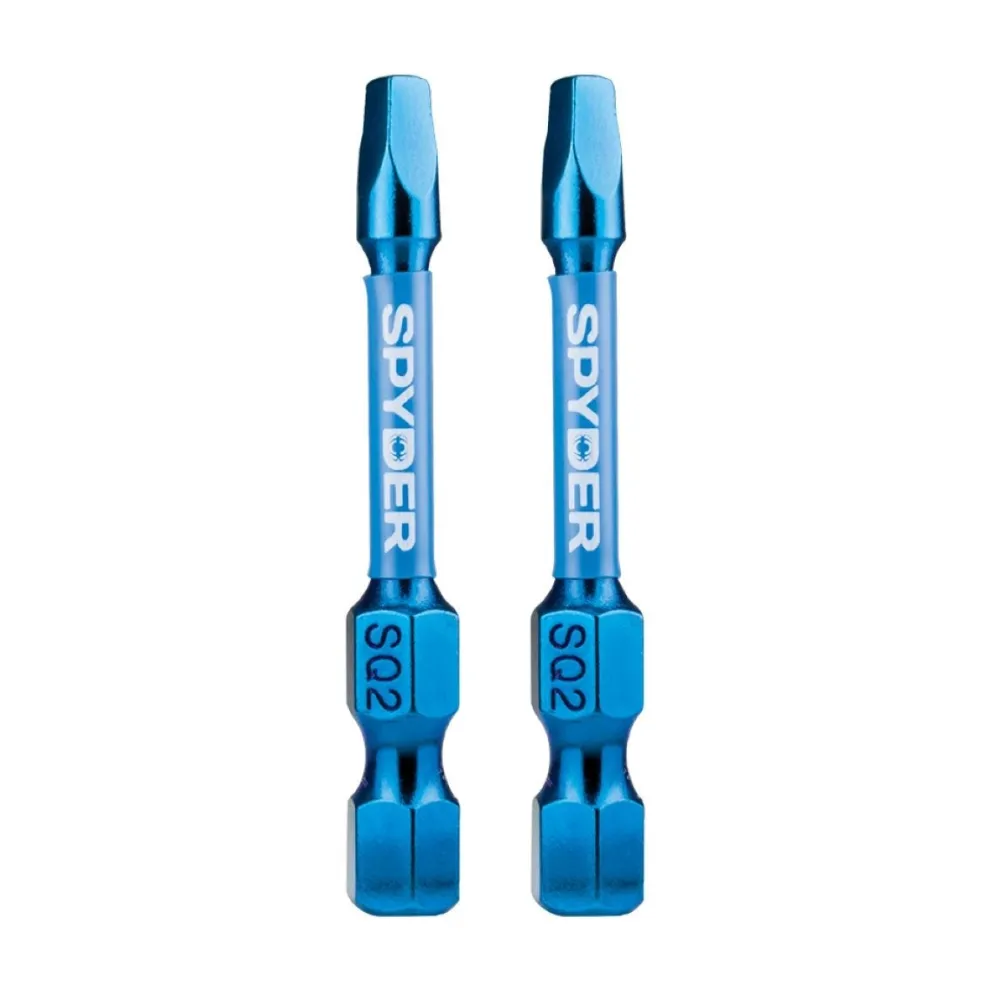 Spyder 2" SQ2 Impact Driver Bit (2-Pack) 19049