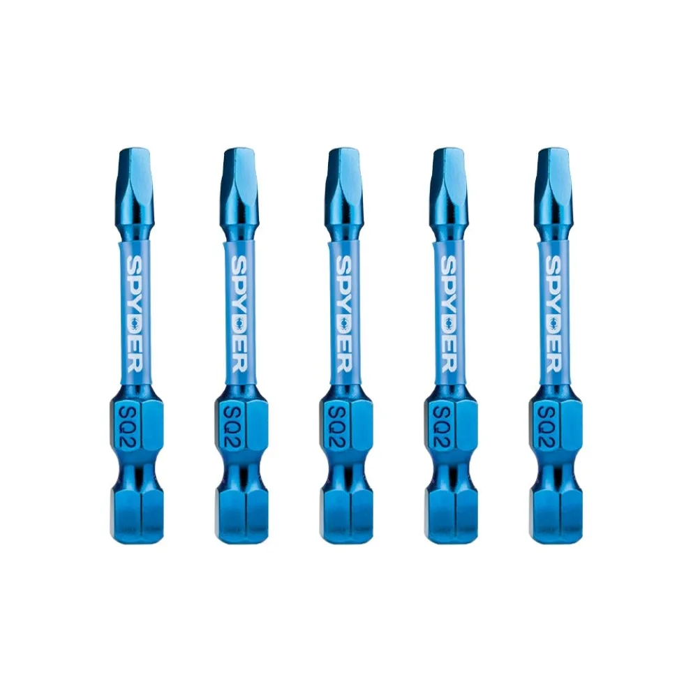 Spyder 2" SQ2 Impact Driver Bit (5-Pack) 19088