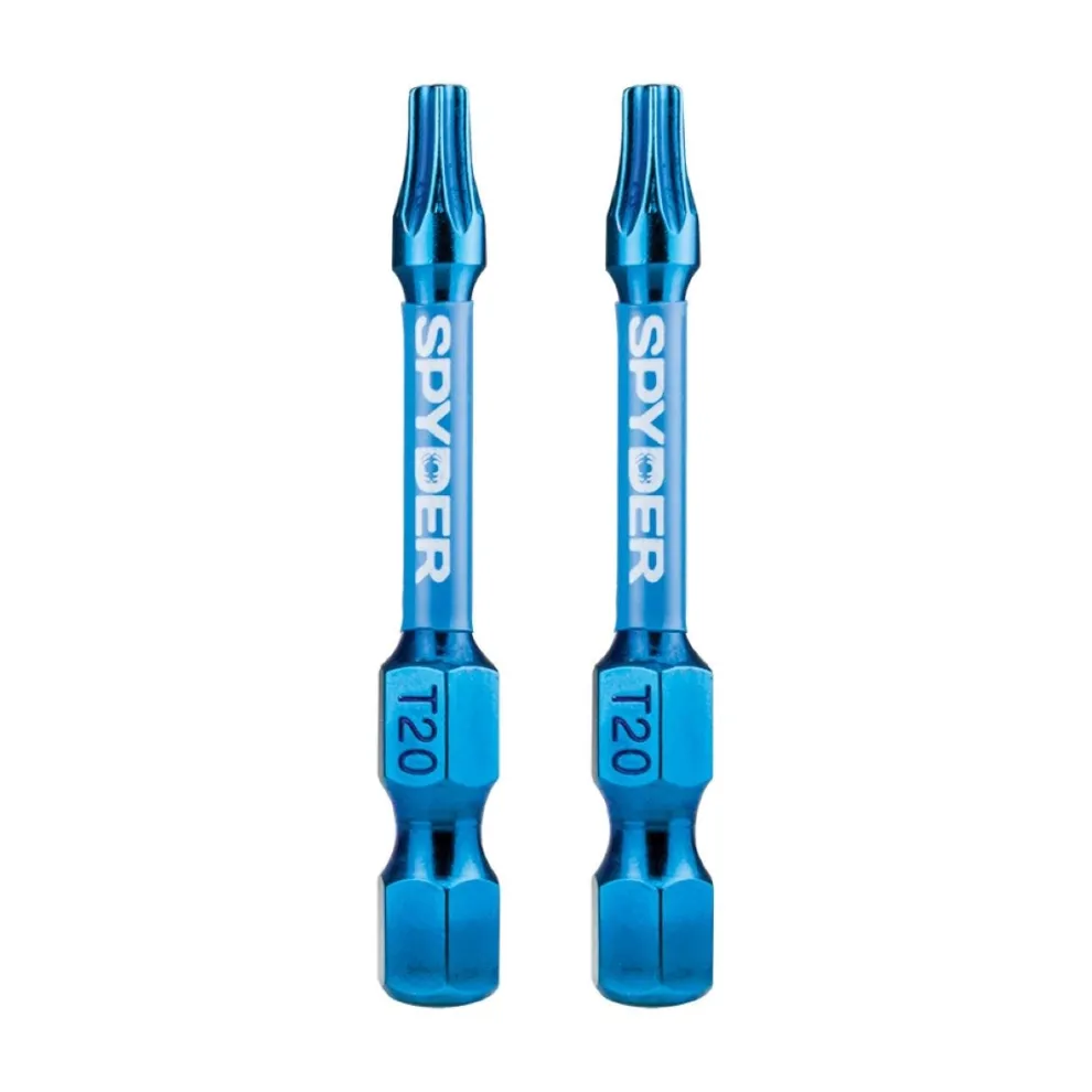 Spyder 2" T20 Impact Driver Bit (2-Pack) 19053