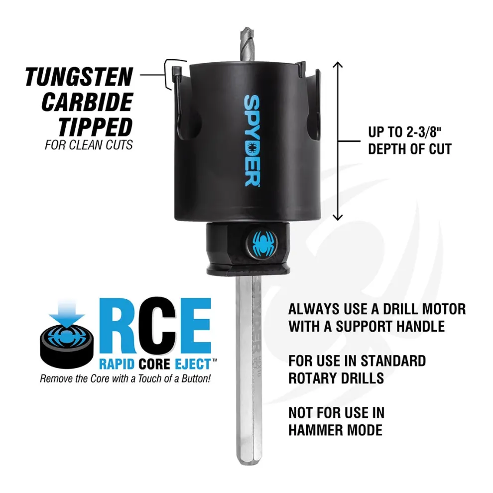 Spyder 18-Piece TCT Hole Saw Kit 600938