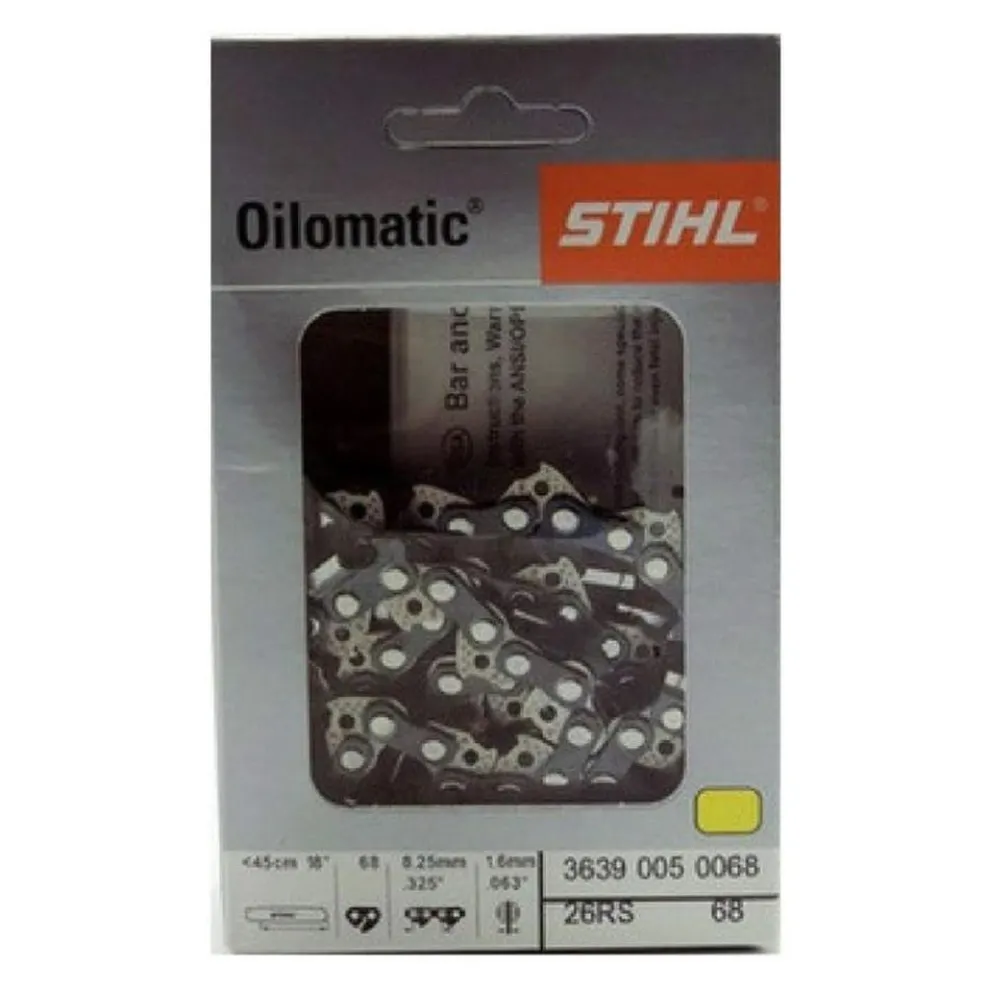 STIHL 18 Inch Chainsaw Chain, 18 Inch Chainsaw Chain for 36390050068/3639 005 0068 26RS 68